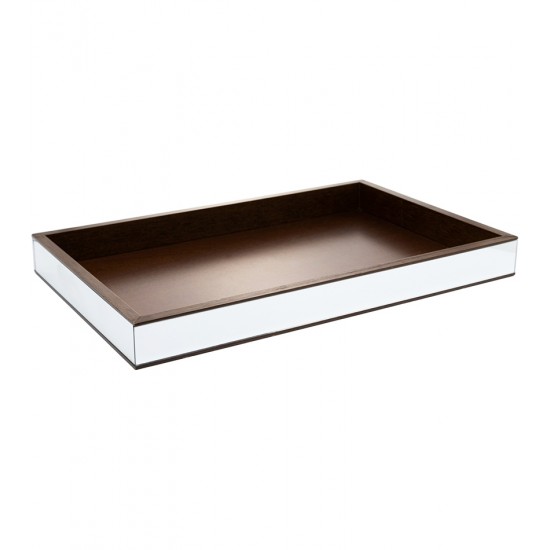 Bandeja 45cm Por 29cm Por4,5cm De Madeira Espelhada